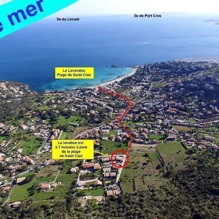 Villa St Clair Mazet Clim 5 Pers 500 M De Le Lavandou